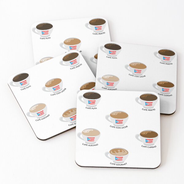 Item preview, Puerto Rican Coffee Boricua Flag Cafe con Leche Puya Prieto Alechao Cargao Gourmet designed and sold by byDarling.