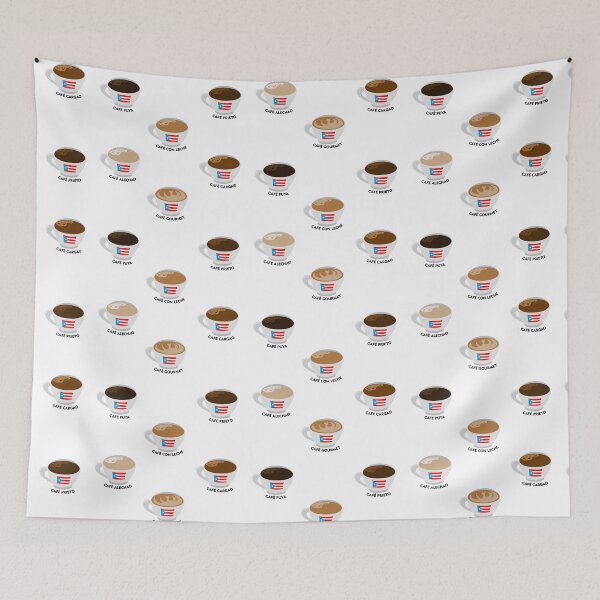 Item preview, Puerto Rican Coffee Boricua Flag Cafe con Leche Puya Prieto Alechao Cargao Gourmet designed and sold by byDarling.