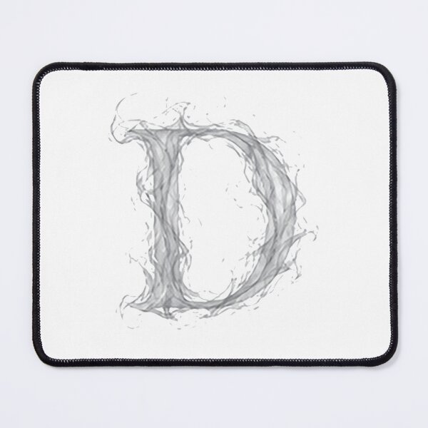 Item preview, Pearl Smoke Victory The Ethereal Vapor Letter D designed and sold by BlissBlvdShop.