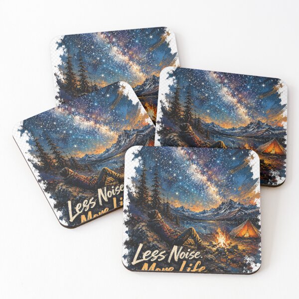 Item preview, Less Noise More Life designed and sold by LoudMouthArt.