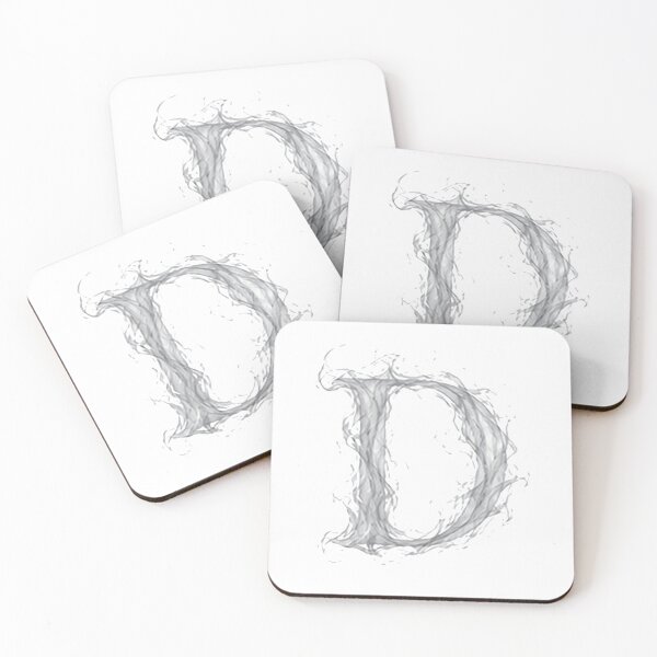 Item preview, Pearl Smoke Victory The Ethereal Vapor Letter D designed and sold by BlissBlvdShop.