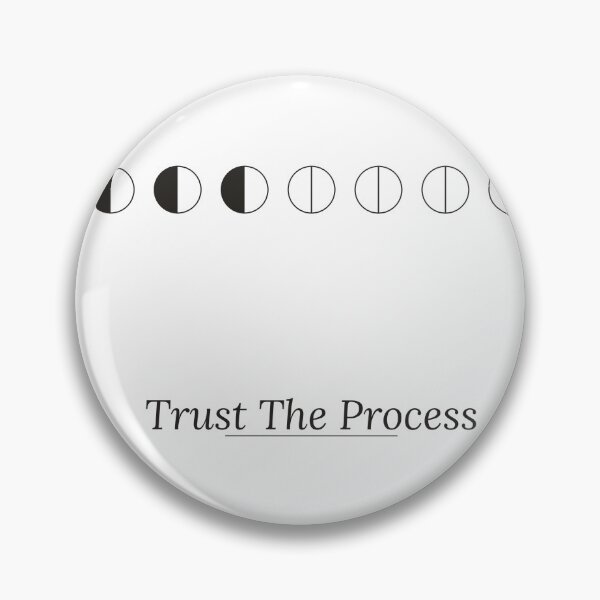 Item preview, Trust The Process Moon Phases designed and sold by ⭐ AURA STUDIO.