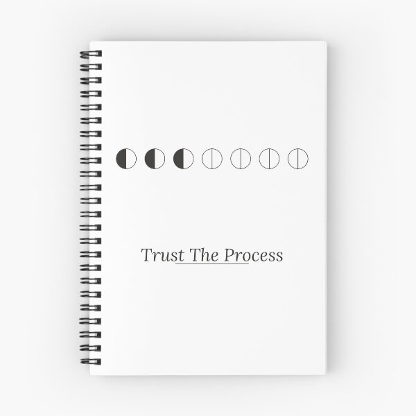 Item preview, Trust The Process Moon Phases designed and sold by ⭐ AURA STUDIO.