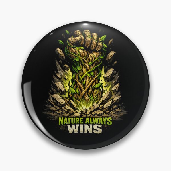 Item preview, Nature Always Wins — Bold Tree Root Power Fist Breaking Stone | Motivational Nature Art designed and sold by ArtoryWorks.
