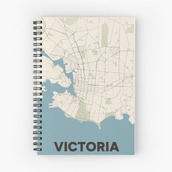 Item preview, Victoria BC Map designed and sold by MapsNerd.