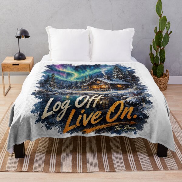 Item preview, Log Off Live On designed and sold by LoudMouthArt.