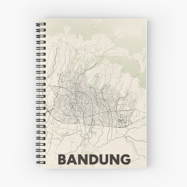 Item preview, Bandung Map designed and sold by MapsNerd.