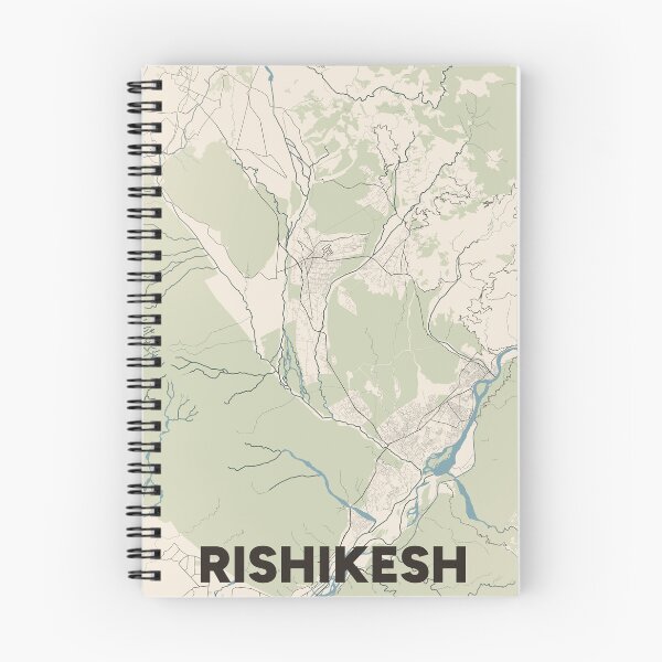 Item preview, Rishikesh Map designed and sold by MapsNerd.