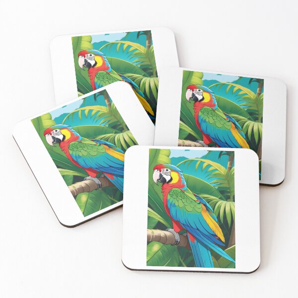 Item preview, Art - Macaw, Splendor of the Lush Jungle designed and sold by AnimeShin.