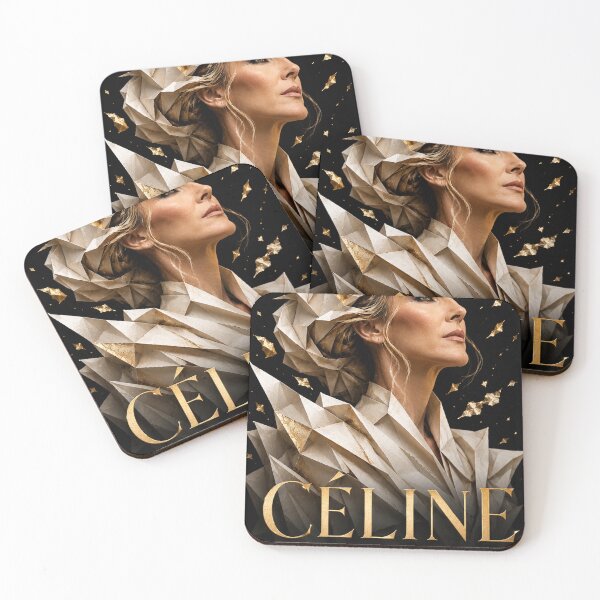 Item preview, Celine Dion Paris 2026 – Luxury Origami Design | Premium Artistic Portrait designed and sold by JcAbstractArt.