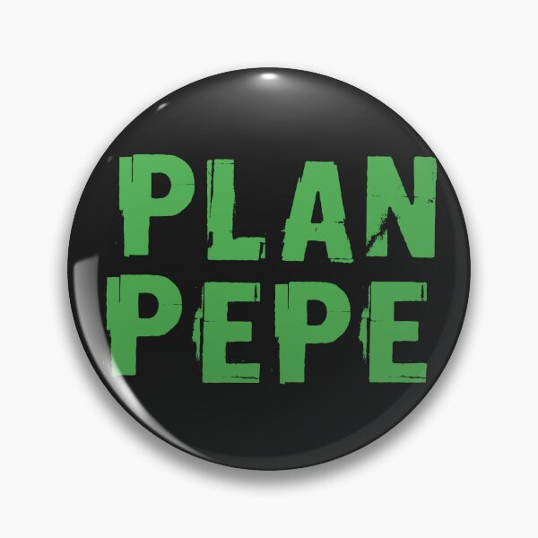 Item preview, Plan PEPE Meme Coin Strategy - Distressed Art designed and sold by cabana.space.