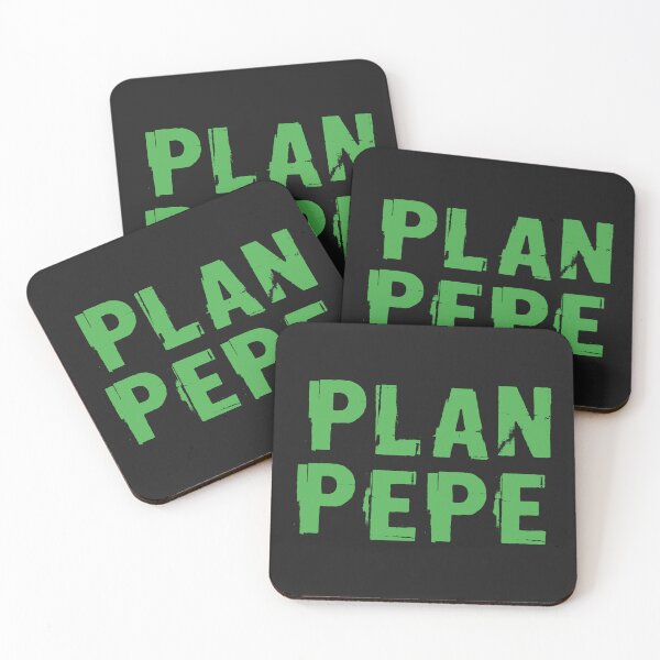 Item preview, Plan PEPE Meme Coin Strategy - Distressed Art designed and sold by cabana.space.