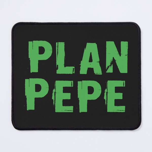 Item preview, Plan PEPE Meme Coin Strategy - Distressed Art designed and sold by cabana.space.