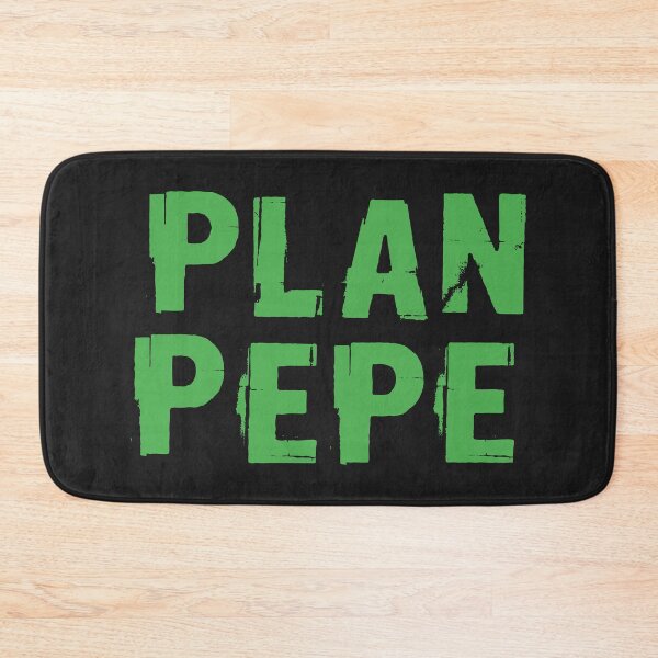 Item preview, Plan PEPE Meme Coin Strategy - Distressed Art designed and sold by cabana.space.