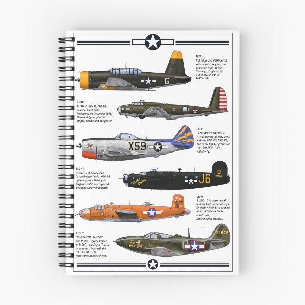 Artikelvorschau, Poster mit Flugzeugprofilen aus dem Zweiten Weltkrieg | Historische Illustration der Militärluftfahrt entworfen und verkauft von PIXEL POP DESIGNS - Beyond the Norm!.