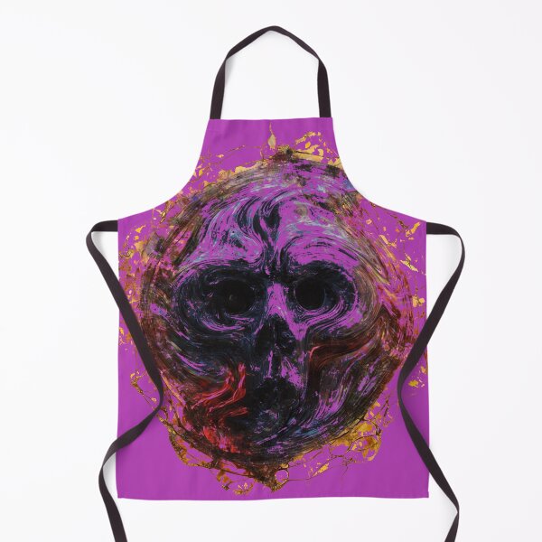 Item preview, Fiery Skull Ghost - Purple designed and sold by GaffaDesigns.