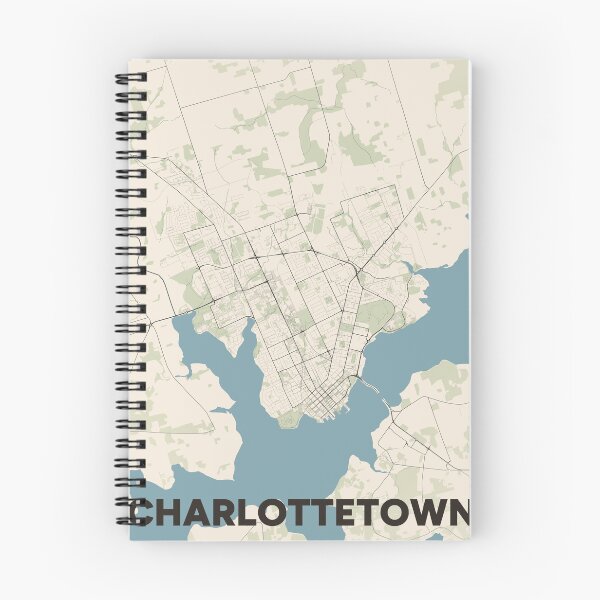 Item preview, Charlottetown Map designed and sold by MapsNerd.