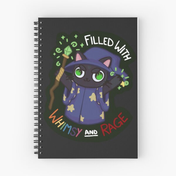 Item preview, Filled with Whimsy and Rage Wizard Cat designed and sold by dootfodil.
