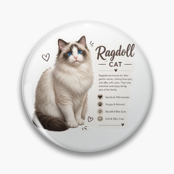 Item preview, Ragdoll cat  designed and sold by SMARTKIT  DESIGNAGENCY.