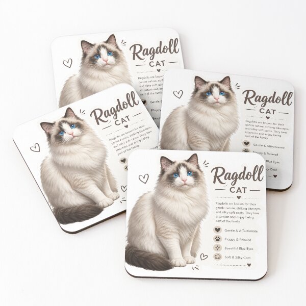 Item preview, Ragdoll cat designed and sold by SMARTKIT DESIGNAGENCY.