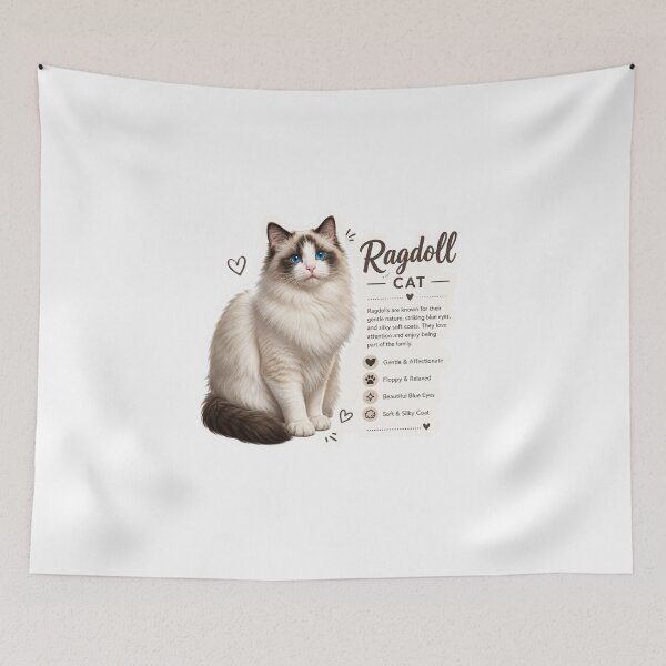 Item preview, Ragdoll cat  designed and sold by SMARTKIT  DESIGNAGENCY.