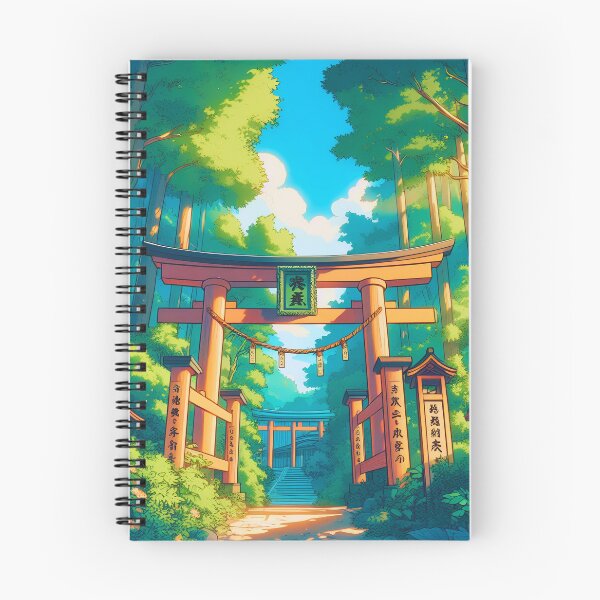 Item preview, The Quiet Shinto Shrine Forest designed and sold by ZenGrooves.
