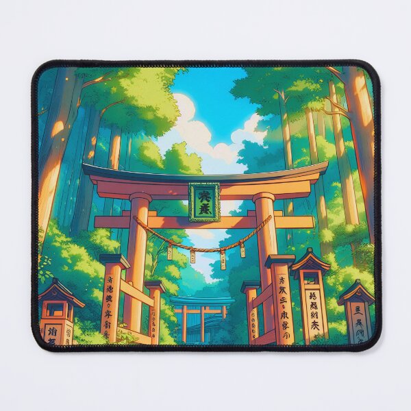 Item preview, The Quiet Shinto Shrine Forest designed and sold by ZenGrooves.