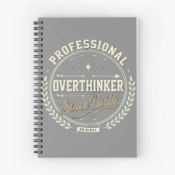 Item preview, Overthinker Since Birth Funny Anxiety  designed and sold by NovaPrints Designs.