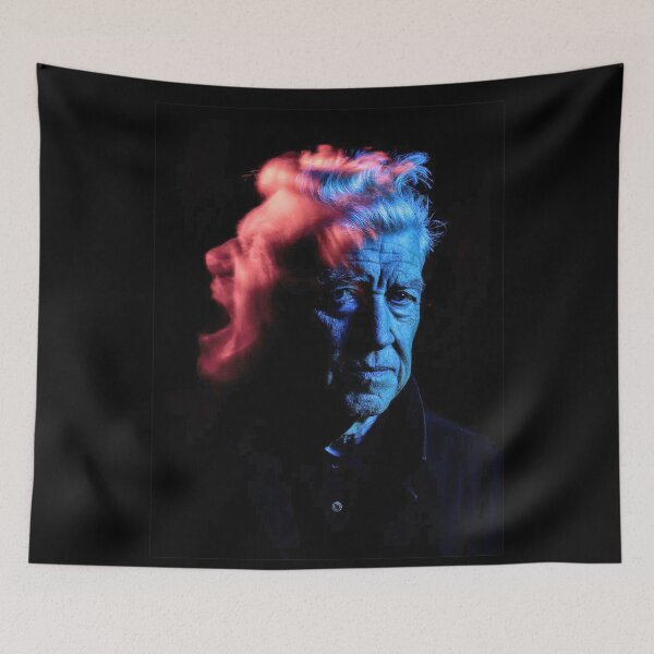 Item preview, David Lynch in blue and red colours designed and sold by Signs for Dark Times.