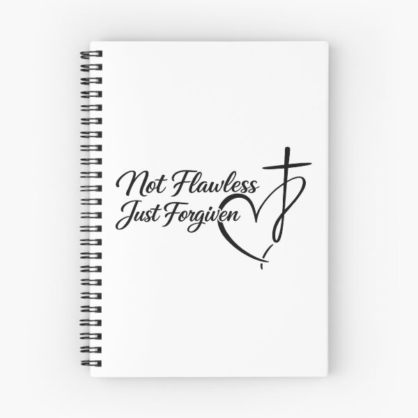 Item preview, Not Flawless Just Forgiven Christian, Religious Gift designed and sold by CloudyPress.