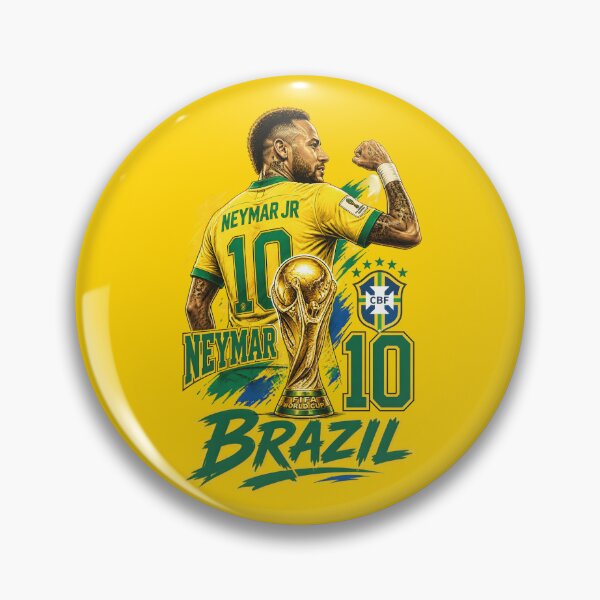 Item preview, NEYMAR Brazil Football Illustration | World Cup 2026 Inspired Soccer Design designed and sold by CutPawStudio.