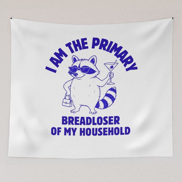Item preview, Primary Breadloser Funny Self Deprecating Humor Typography designed and sold by arabiw.