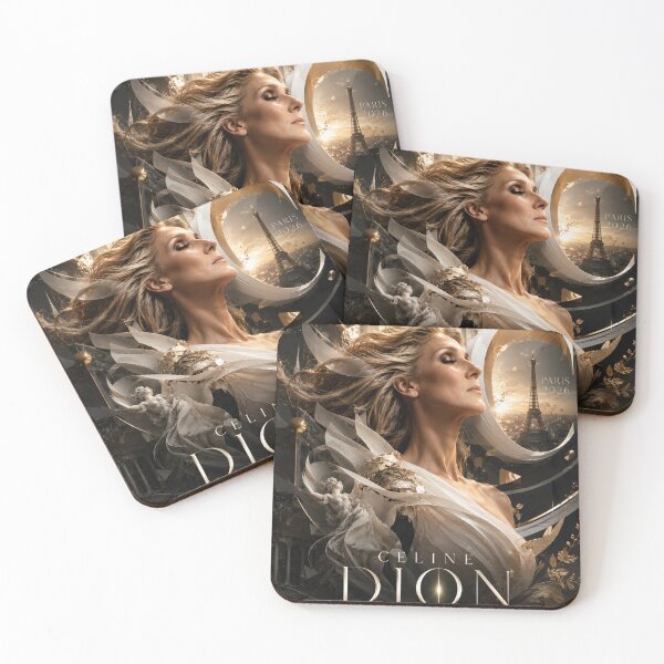 Item preview, Celine Dion Paris 2026 – Futuristic 3D art T-shirt, Paris-inspired collection design designed and sold by JcAbstractArt.