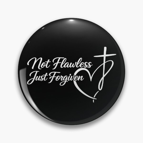 Item preview, Not Flawless Just Forgiven Christian, Religious Gift designed and sold by CloudyPress.