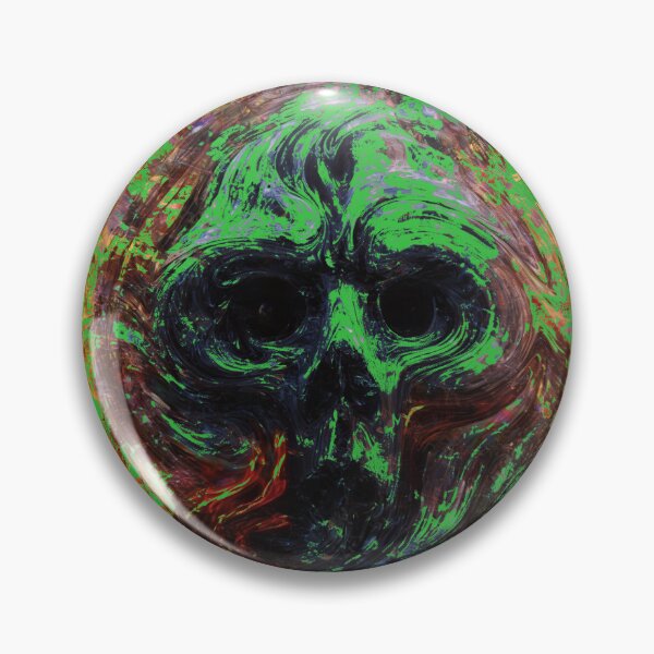 Item preview, Fiery Skull Ghost - Green designed and sold by GaffaDesigns.