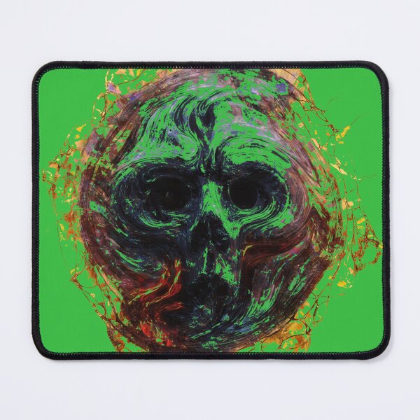 Item preview, Fiery Skull Ghost - Green designed and sold by GaffaDesigns.