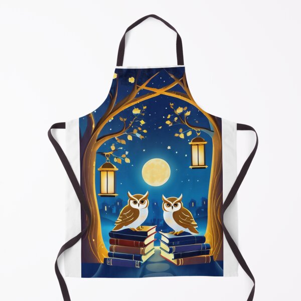 Item preview, Art - Nocturnal Scene and Ancient Books, Peaceful Atmosphere designed and sold by AnimeShin.