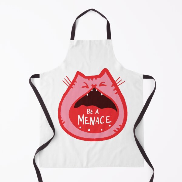Item preview, Be a Menace Pink Cat designed and sold by Stephanie McRae.