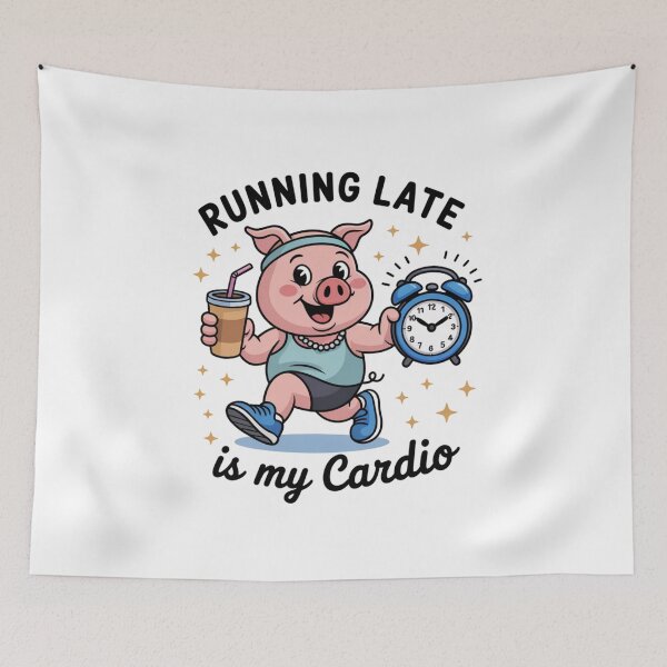 Item preview, Running Late Is My Cardio designed and sold by eithden.