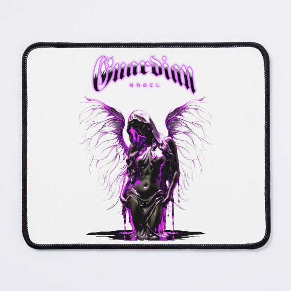 Item preview, Obsidian Angel Purple Gothic Wings Dark Fantasy Streetwear Graphic designed and sold by MoodPrint25.