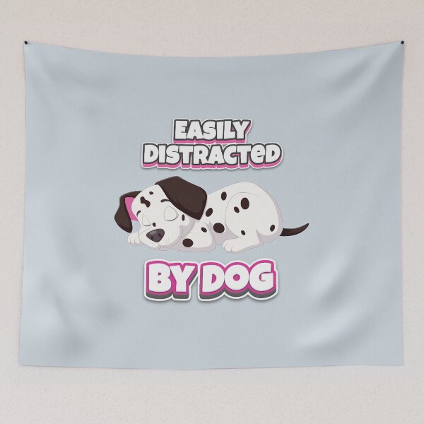 Item preview, Easily Distracted by Dog T-shirt designed and sold by BoldMarkk.