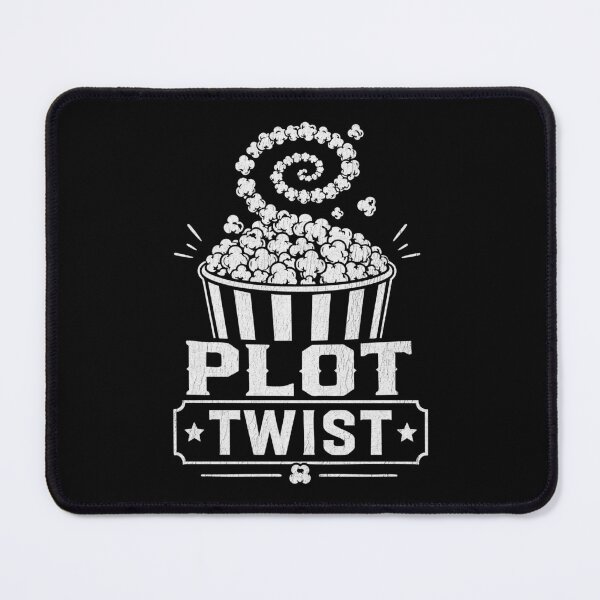 Item preview, Plot Twist Popcorn Movie Night Funny Cinema Lover designed and sold by CamaleonDesigns.