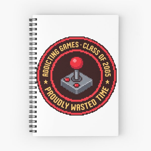 Item preview, Addicting Games Class of 2005 Retro Flash Browser Games Nostalgia Pixel Art Badge designed and sold by Gaming Retro.