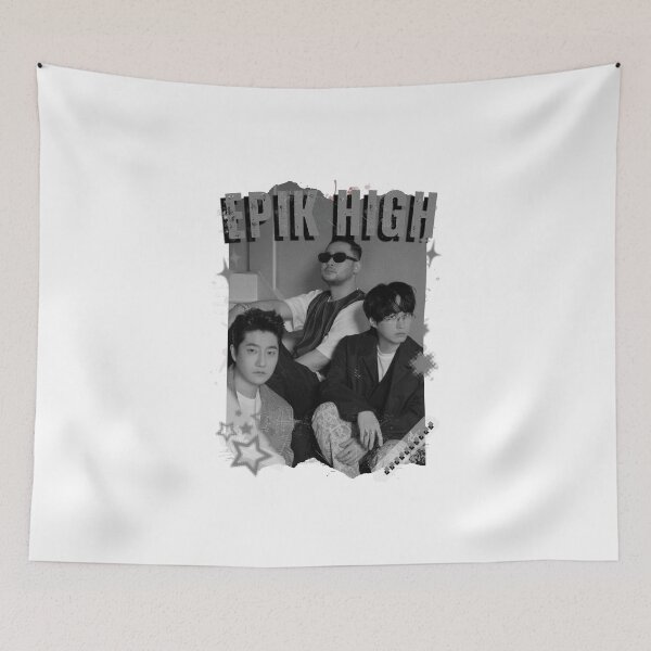 Item preview, Epik High Y2K Kpop Korean Korea Preppy Vintage Collage Design designed and sold by HELL0WBELLO.