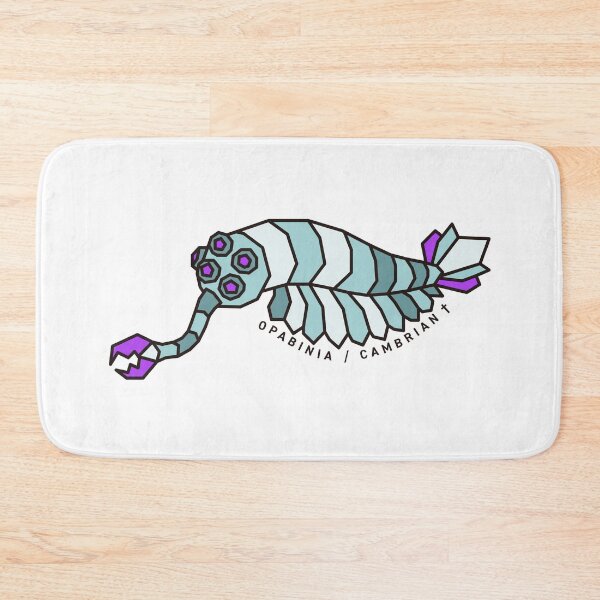 Item preview, Geometric Opabinia - Purple Accent designed and sold by AnimalsKnowAll.