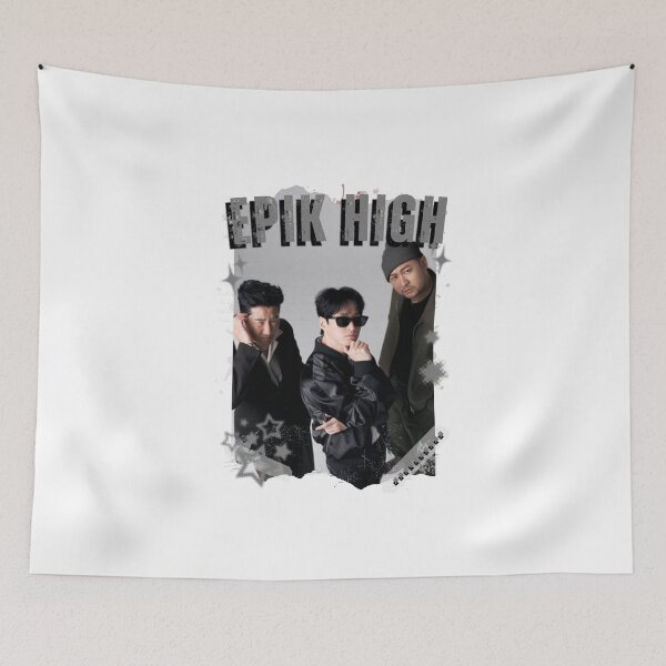 Item preview, Epik High Y2K Kpop Korean Korea Preppy Vintage Collage Design designed and sold by HELL0WBELLO.