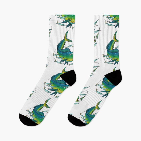 Item preview, Mahi Mahi chasing Ballyhoo  designed and sold by analogdreamz.