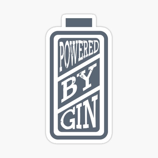 Funny design for gin fans Sticker