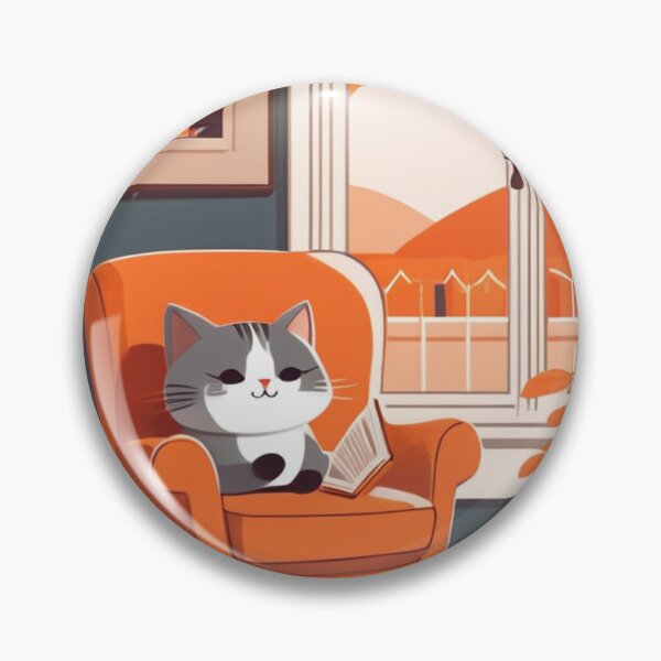 Item preview, Art - Peaceful Cat, Cozy and Colorful Atmosphere designed and sold by AnimeShin.