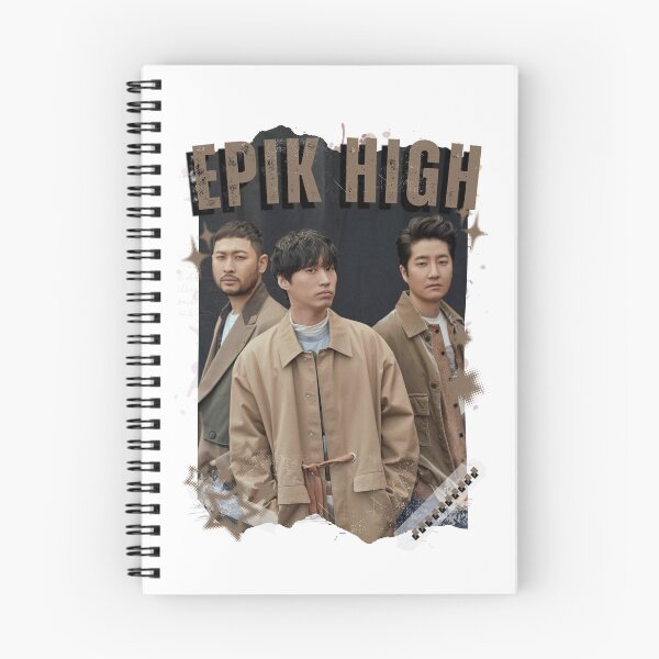 Item preview, Epik High Y2K Kpop Korean Korea Preppy Vintage Collage Design designed and sold by HELL0WBELLO.